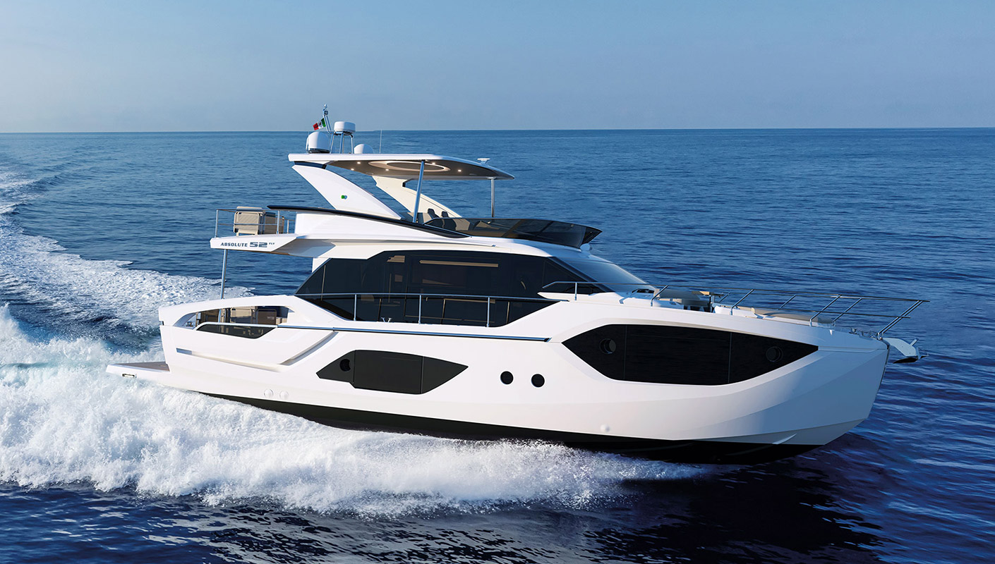 absolute yachts at the discover boating miami international boat show 63e5b336707b0