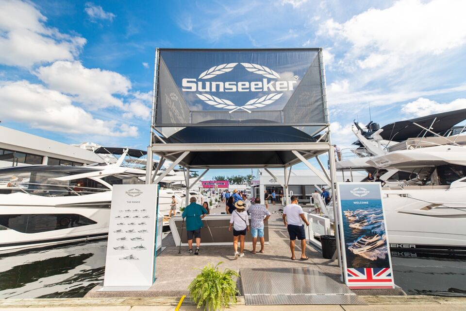 two us debuts for sunseeker at fort lauderdale international boat show 63101c414eaf3